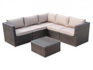 Модульный комплект из искусственного ротанга Абион Шоколад