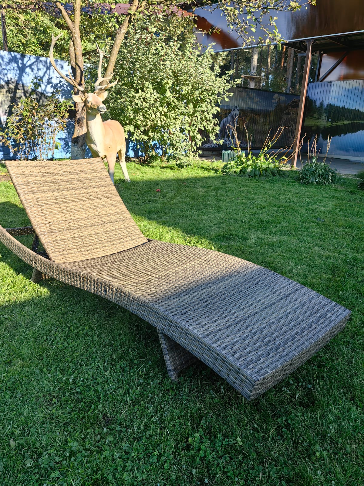 Комплект из 2х шезлонгов из искусственного ротанга МАРА “MARA” Greige - Мир Дачника Комплект из 2х шезлонгов из искусственного ротанга МАРА “MARA” Greige