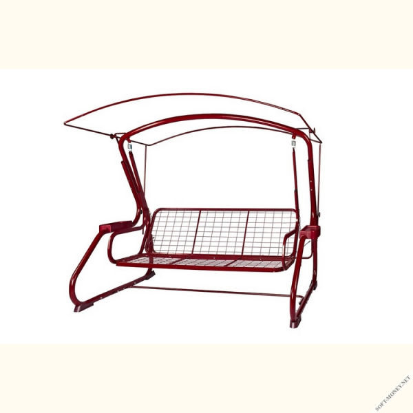 Качели садовые 3-местные с москитной сеткой Караван Бордо