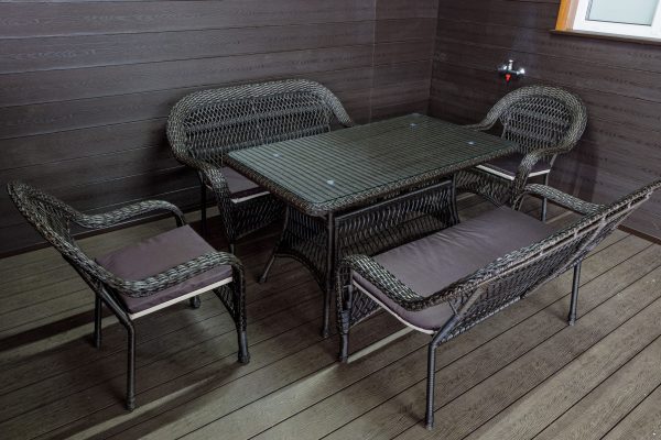 Комплект мебели из искусственного ротанга Мэдисон НЬЮ (Medison) Family Set NEW с подушками на сидение