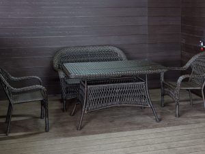 Садовый комплект из искусственного ротанга Мэдисон НЬЮ (Medison NEW) Lunch set без подушек - Мир Дачника Садовый комплект из искусственного ротанга Мэдисон НЬЮ (Medison NEW) Lunch set без подушек