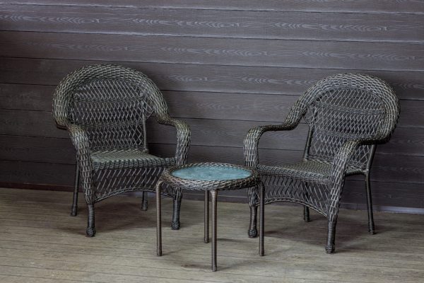 Садовый комплект из искусственного ротанга Мэдисон НЬЮ (Medison NEW) Balcony set с круглым столиком без подушек