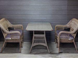 Комплект мебели из искусственного ротанга Мэдисон (Medison ) Сompany Set Brown с подушками на сидение - Мир Дачника Комплект мебели из искусственного ротанга Мэдисон (Medison ) Сompany Set Brown с подушками на сидение