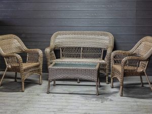 Комплект мебели из искусственного ротанга Мэдисон (Medison) Terrace Set без подушек - Мир Дачника Комплект мебели из искусственного ротанга Мэдисон (Medison) Terrace Set без подушек
