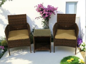 Комплект мебели из ротанга VIRGINIYA BALCONY SET brown - Мир Дачника Комплект мебели из ротанга VIRGINIYA BALCONY SET brown