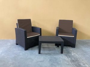 Комплект уличной мебели под ротанг Калифорния “California“ Balcony Set с подушками на спину арт.77787/77794 - Мир Дачника Комплект уличной мебели под ротанг Калифорния “California“ Balcony Set с подушками на спину арт.77787/77794
