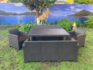Комплект мебели под искусственный ротанг для отдыха Калифорния "California Family Maxi Set" арт.77787/77770/536 КД - 2 - Мир Дачника Комплект мебели под искусственный ротанг для отдыха Калифорния "California Family Maxi Set" арт.77787/77770/536 КД - 2