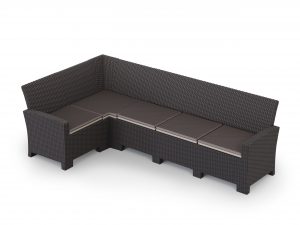 Диван модульный под ротанг Калифорния “California“ 240х136 см арт.80497-1П с подушками - Мир Дачника Диван модульный под ротанг Калифорния “California“ 240х136 см арт.80497-1П с подушками