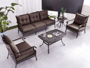 Гарнитур мебели из литого алюминия ДЖОРДАН «JORDAN» арт.6150 - Мир Дачника Гарнитур мебели из литого алюминия ДЖОРДАН «JORDAN» арт.6150