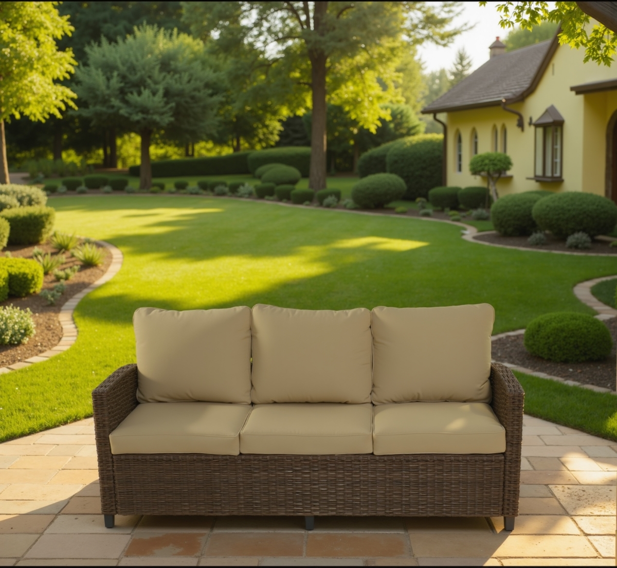 Комплект мебели из ротанга НУСА Шоколад - Мир Дачника Комплект мебели из ротанга НУСА Шоколад