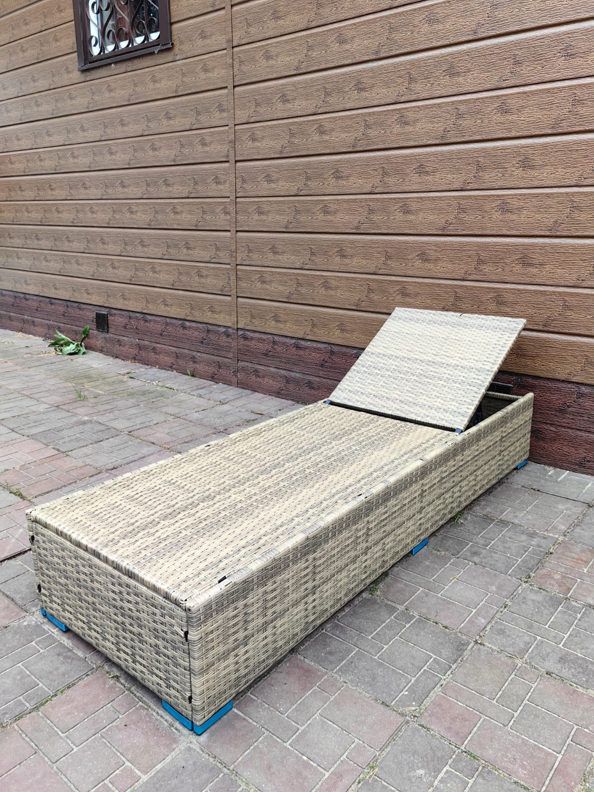 Комплект шезлонгов из искусственного ротанга Орландо Greige - Мир Дачника Комплект шезлонгов из искусственного ротанга Орландо Greige