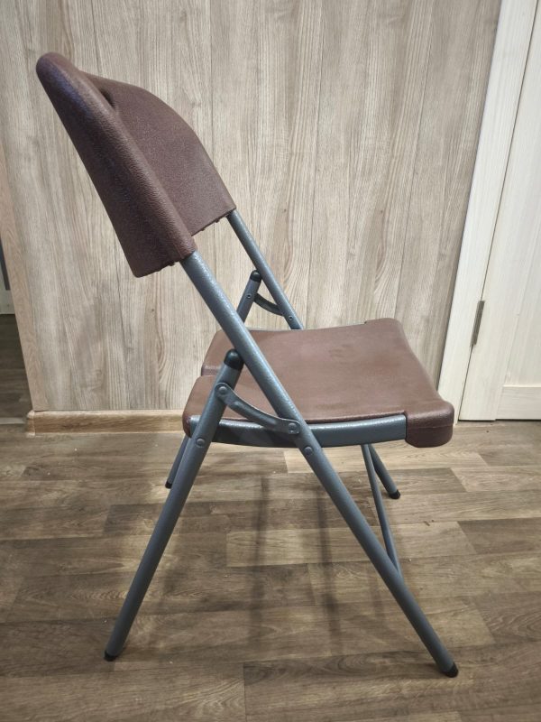 Стул складной садовый Мир Дачника 83x46x53см HDPE шоколад (4 штуки)