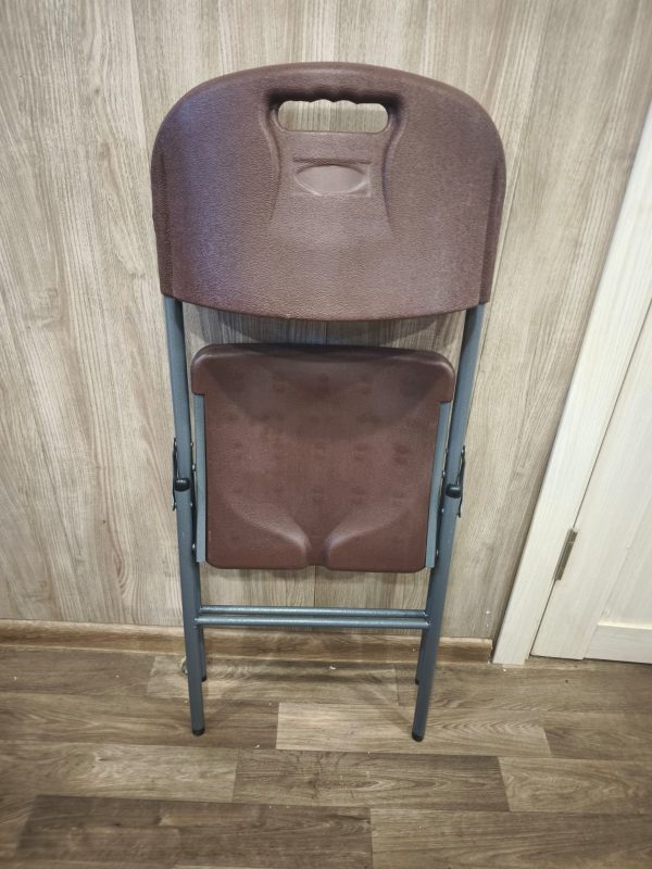 Стул складной садовый Мир Дачника 83x46x53см HDPE шоколад (4 штуки)