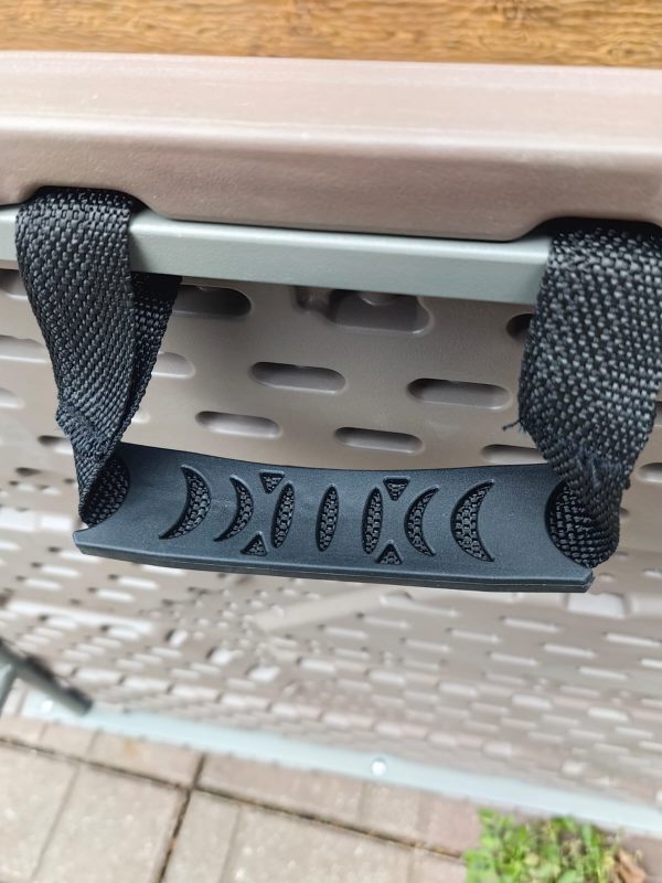 Стол складной садовый Мир Дачника 180x74x74см HDPE под ротанг шоколад