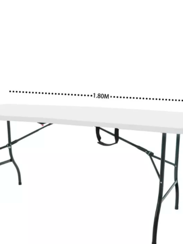 Стол складной садовый Мир Дачника 180x74x74см HDPE белый