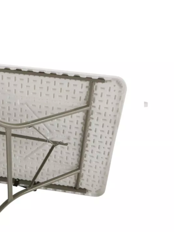 Стол складной садовый Мир Дачника 180x74x74см HDPE белый