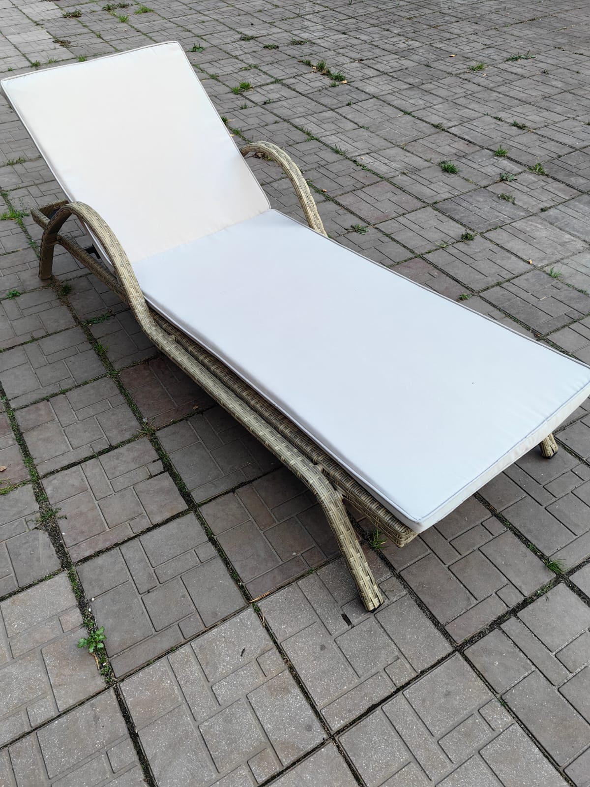 Шезлонг из искусственного ротанга Империал (Greige)(2 шт.) - Мир Дачника Шезлонг из искусственного ротанга Империал (Greige)(2 шт.)