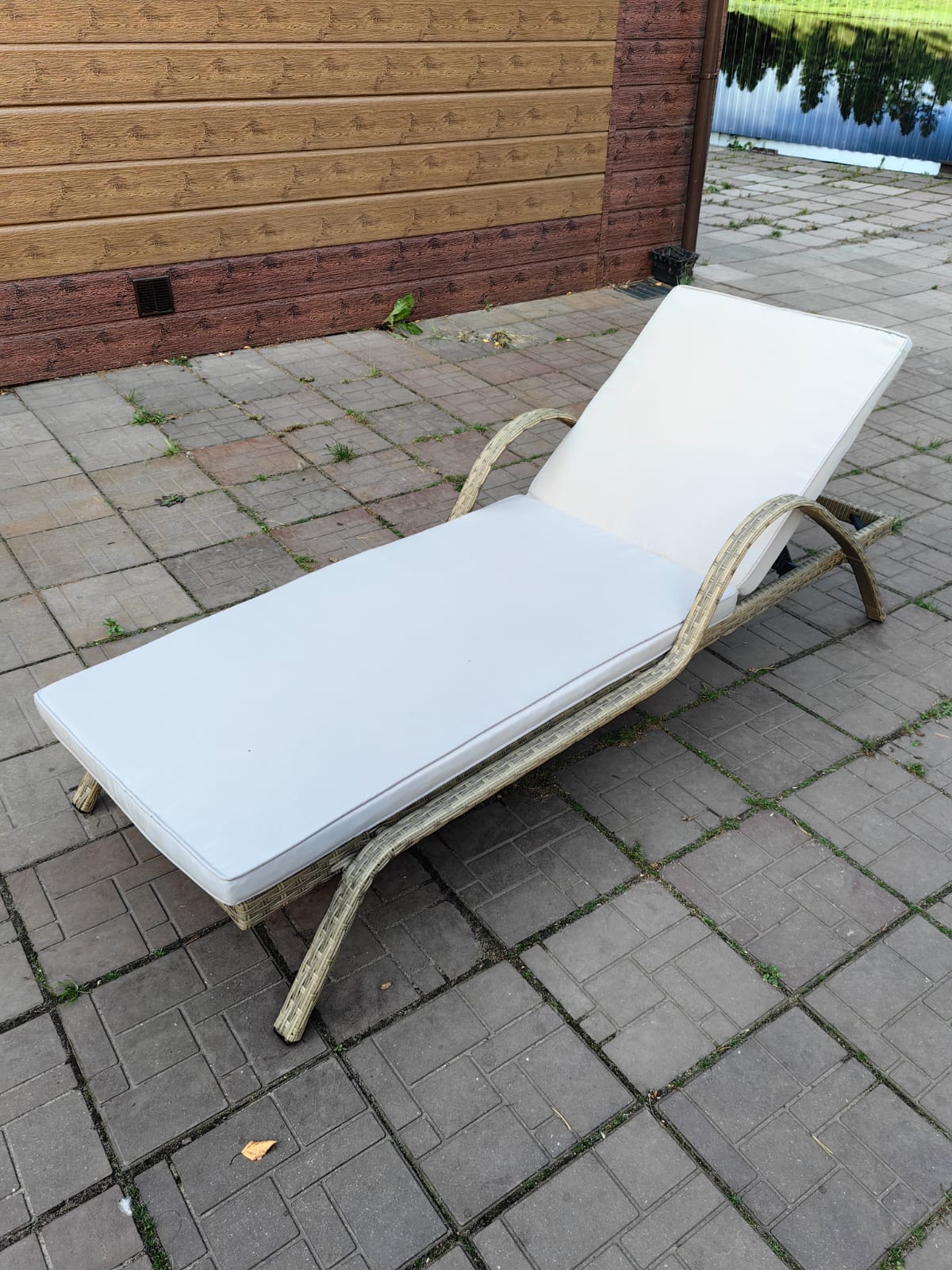 Шезлонг из искусственного ротанга Империал (Greige)(2 шт.) - Мир Дачника Шезлонг из искусственного ротанга Империал (Greige)(2 шт.)