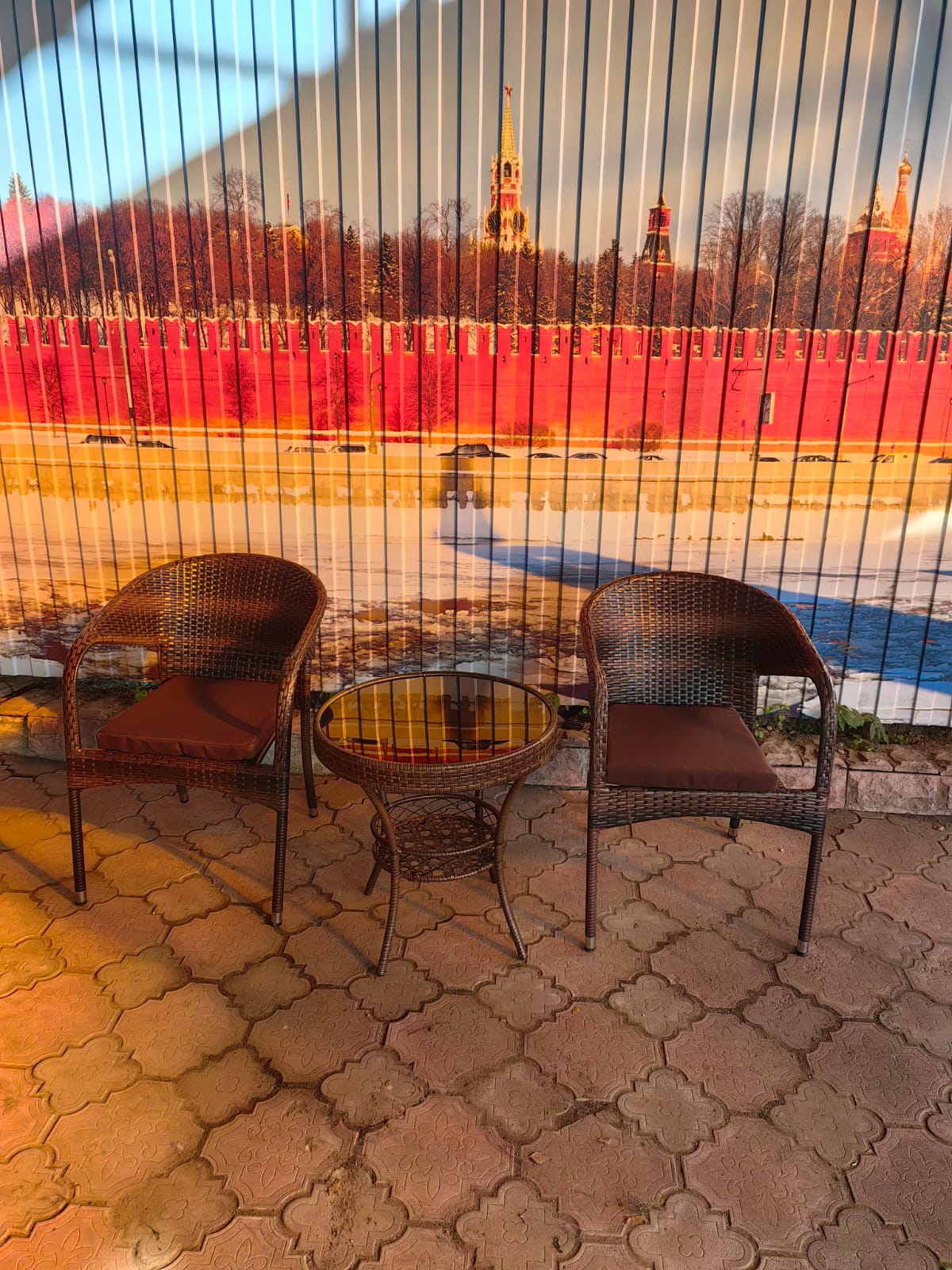 Кофейный набор из искусственный ротанга стол Фуджи и 2 кресла Греция Шоколад - Мир Дачника Кофейный набор из искусственный ротанга стол Фуджи и 2 кресла Греция Шоколад