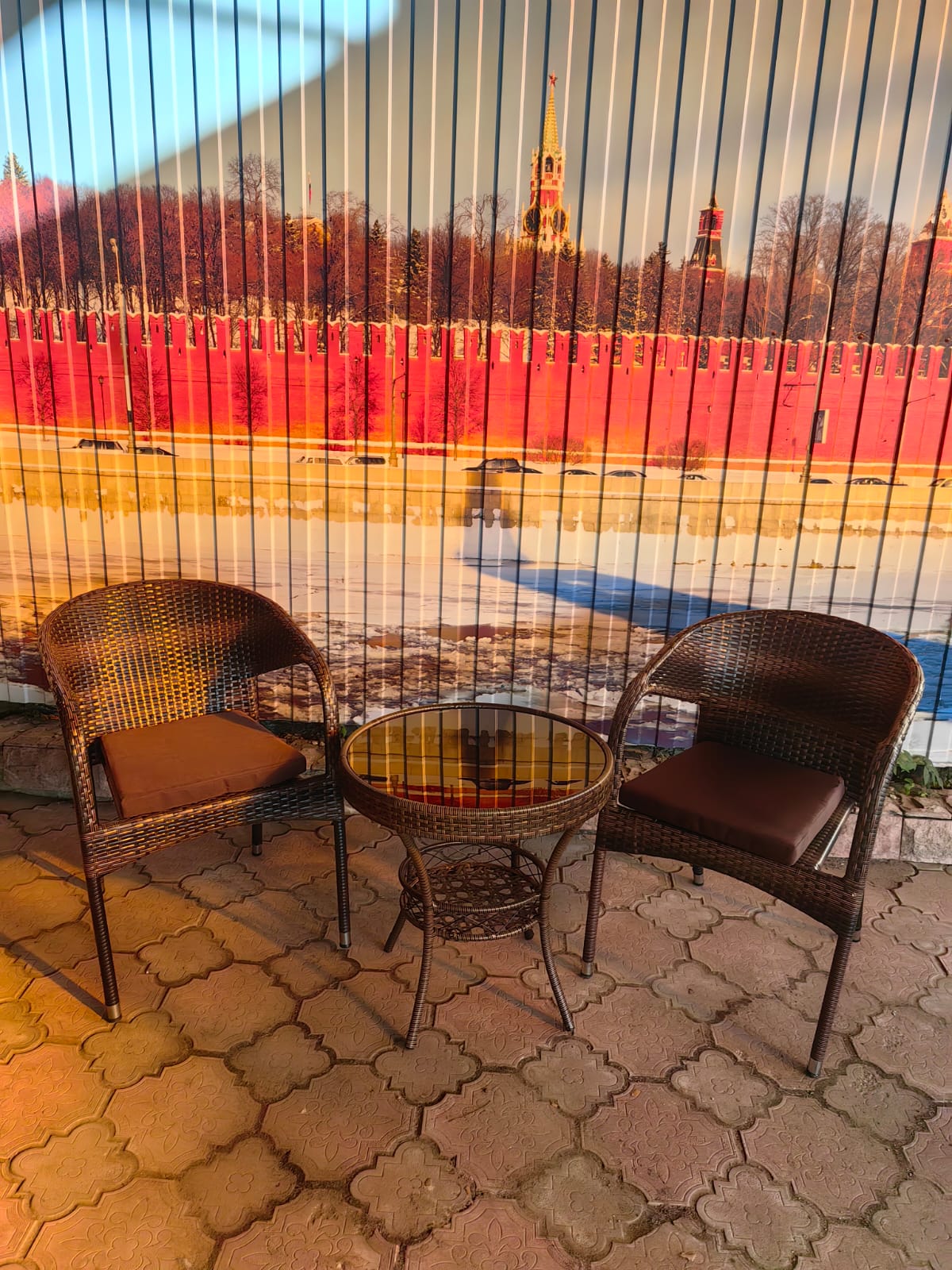 Кофейный набор из искусственный ротанга стол Фуджи и 2 кресла Греция Шоколад - Мир Дачника Кофейный набор из искусственный ротанга стол Фуджи и 2 кресла Греция Шоколад