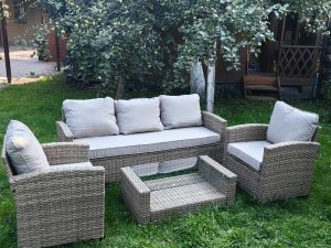 Комплект мебели из искусственного ротанга Сантьяго Terrace Set Greige