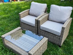 Комплект мебели из искусственного ротанга Сантьяго Balcony Set Greige