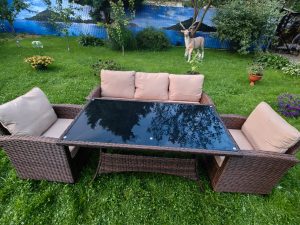 Комплект мебели из искусственного ротанга Сантьяго с столом Пегас Шоколад