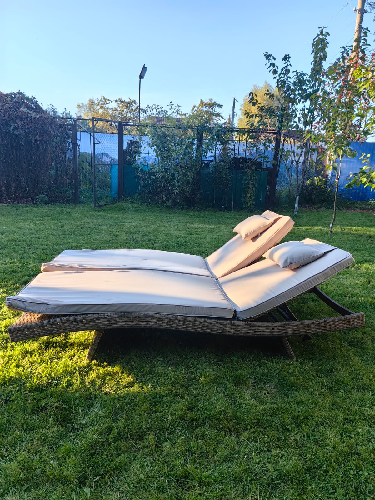 Комплект из 2х шезлонгов из искусственного ротанга МАРА “MARA” Greige - Мир Дачника Комплект из 2х шезлонгов из искусственного ротанга МАРА “MARA” Greige