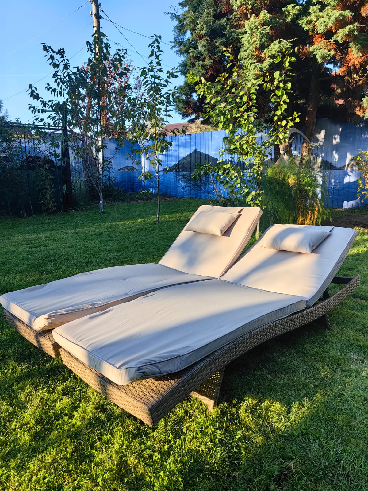 Комплект из 2х шезлонгов из искусственного ротанга МАРА “MARA” Greige - Мир Дачника Комплект из 2х шезлонгов из искусственного ротанга МАРА “MARA” Greige