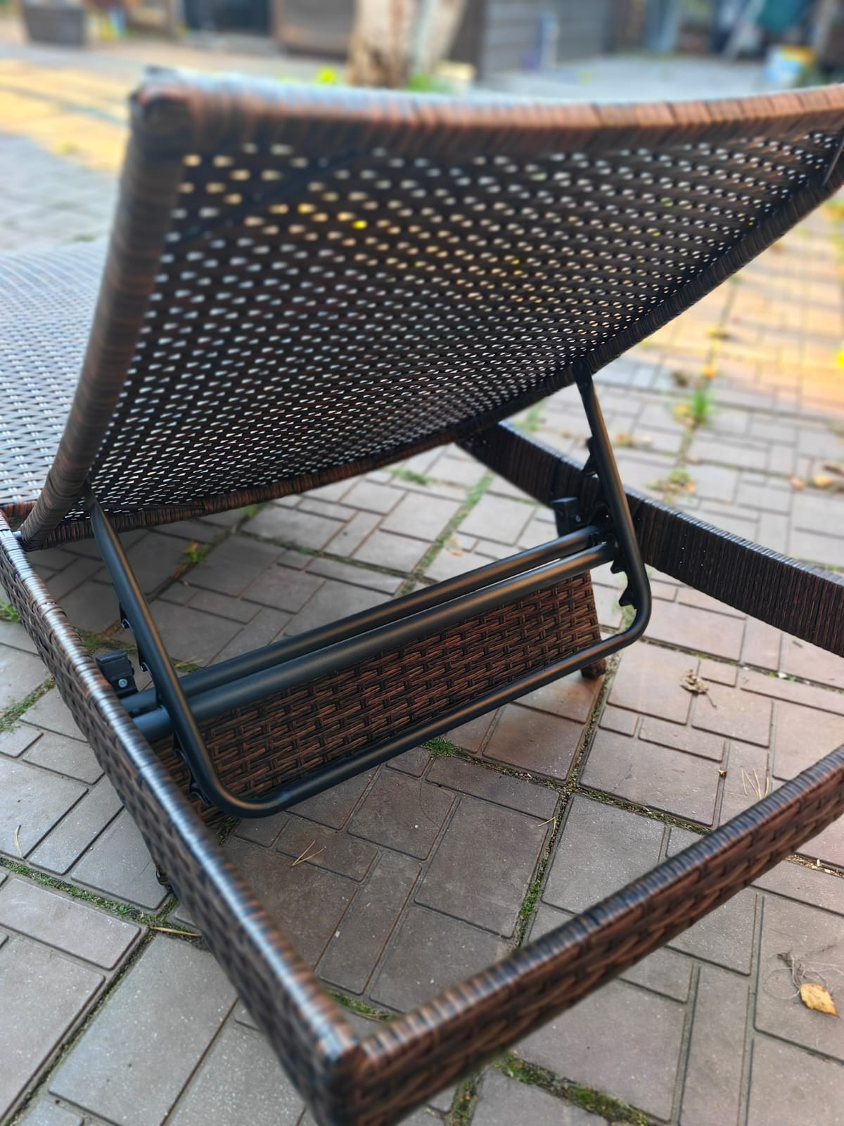 Комплект мебели из искусственного ротанга МАРА “MARA” Шоколад, шезлонг и столик - Мир Дачника Комплект мебели из искусственного ротанга МАРА “MARA” Шоколад, шезлонг и столик