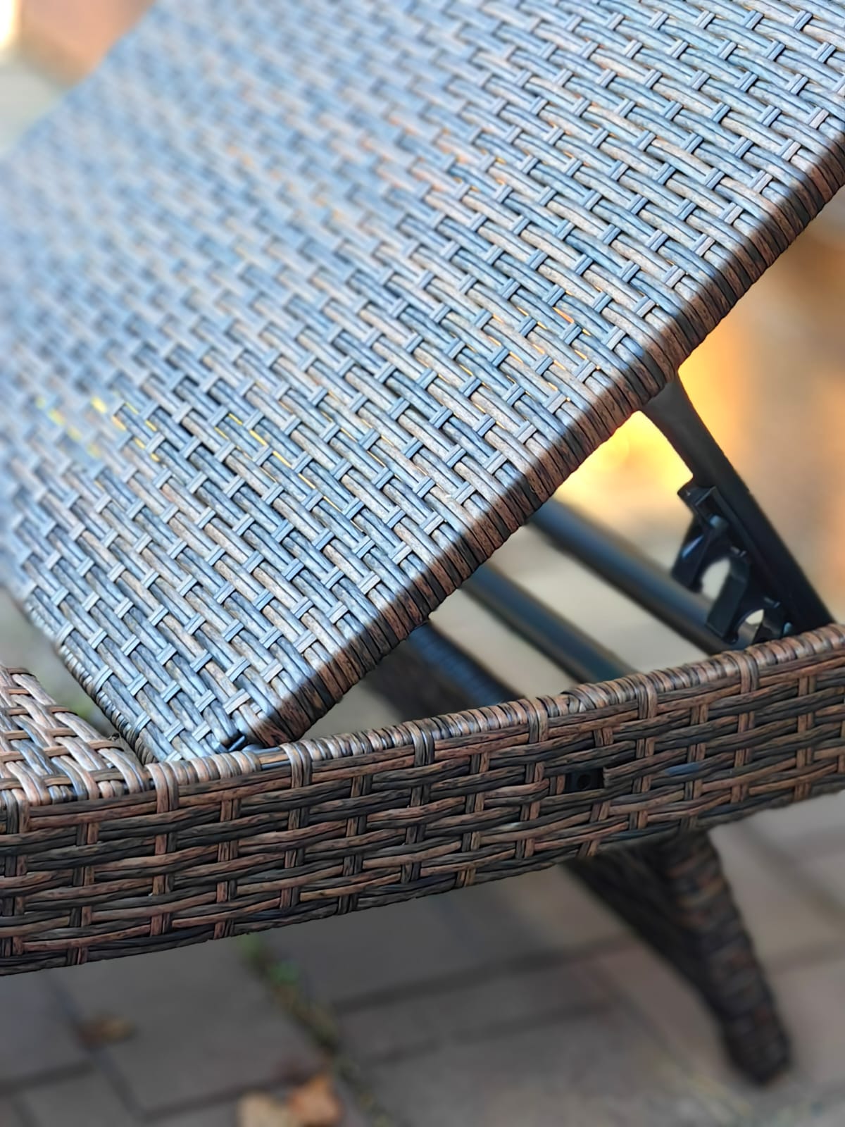 Комплект мебели из искусственного ротанга МАРА “MARA” Шоколад, шезлонг и столик - Мир Дачника Комплект мебели из искусственного ротанга МАРА “MARA” Шоколад, шезлонг и столик