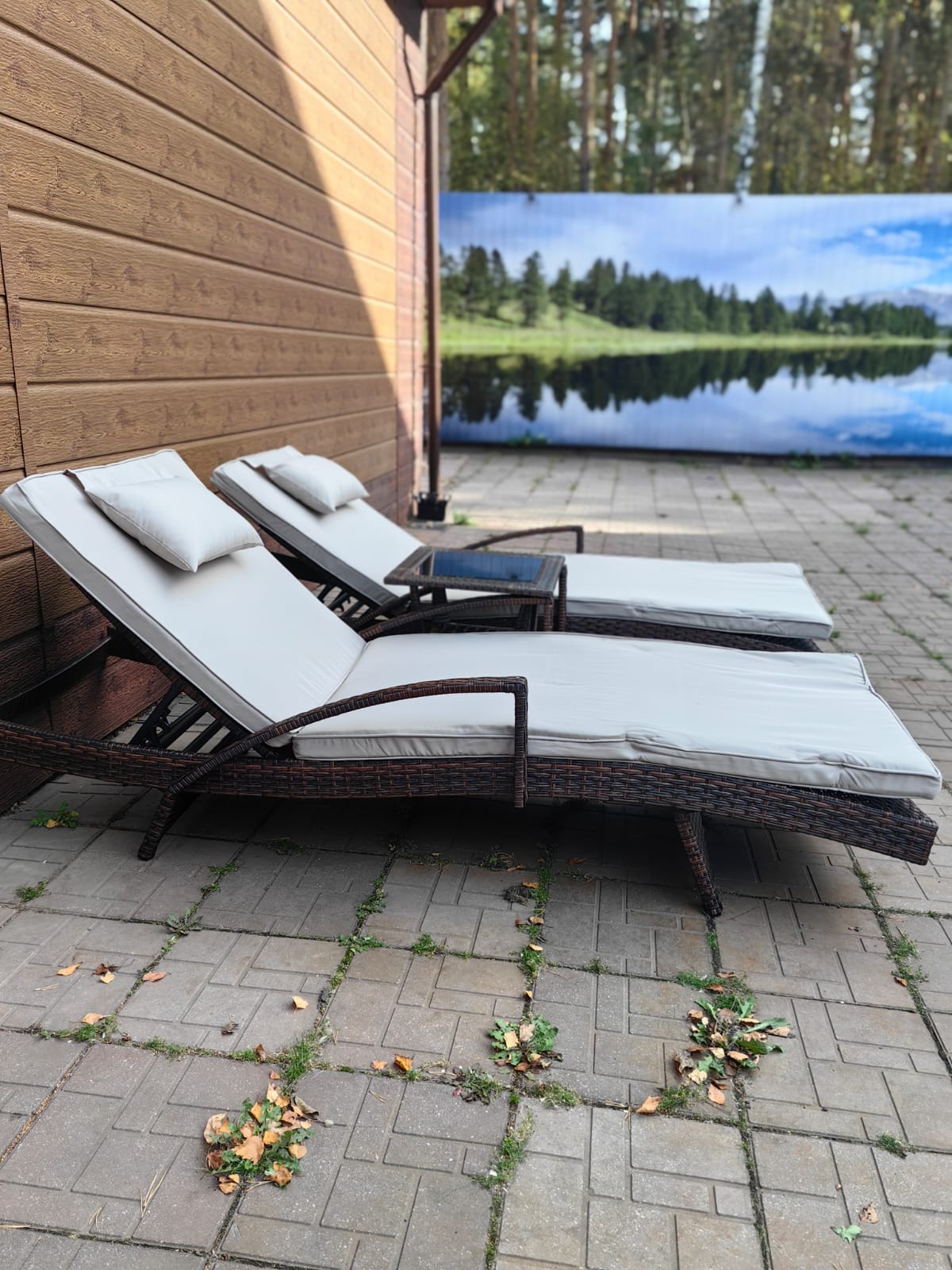 Комплект мебели из искусственного ротанга МАРА “MARA” Шоколад, 2 шезлонга с подлокотниками, столик - Мир Дачника Комплект мебели из искусственного ротанга МАРА “MARA” Шоколад, 2 шезлонга с подлокотниками, столик