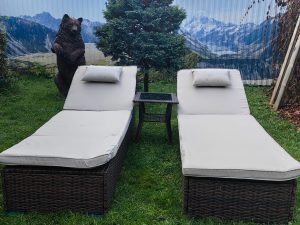 Комплект шезлонгов из искусственного ротанга Орландо с столиком Мара-2 Шоколад - Мир Дачника Комплект шезлонгов из искусственного ротанга Орландо с столиком Мара-2 Шоколад