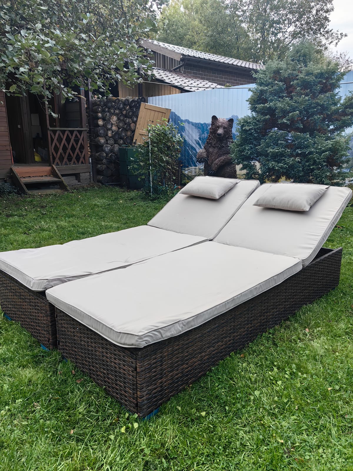 Комплект шезлонгов из искусственного ротанга Орландо шоколад - Мир Дачника Комплект шезлонгов из искусственного ротанга Орландо шоколад