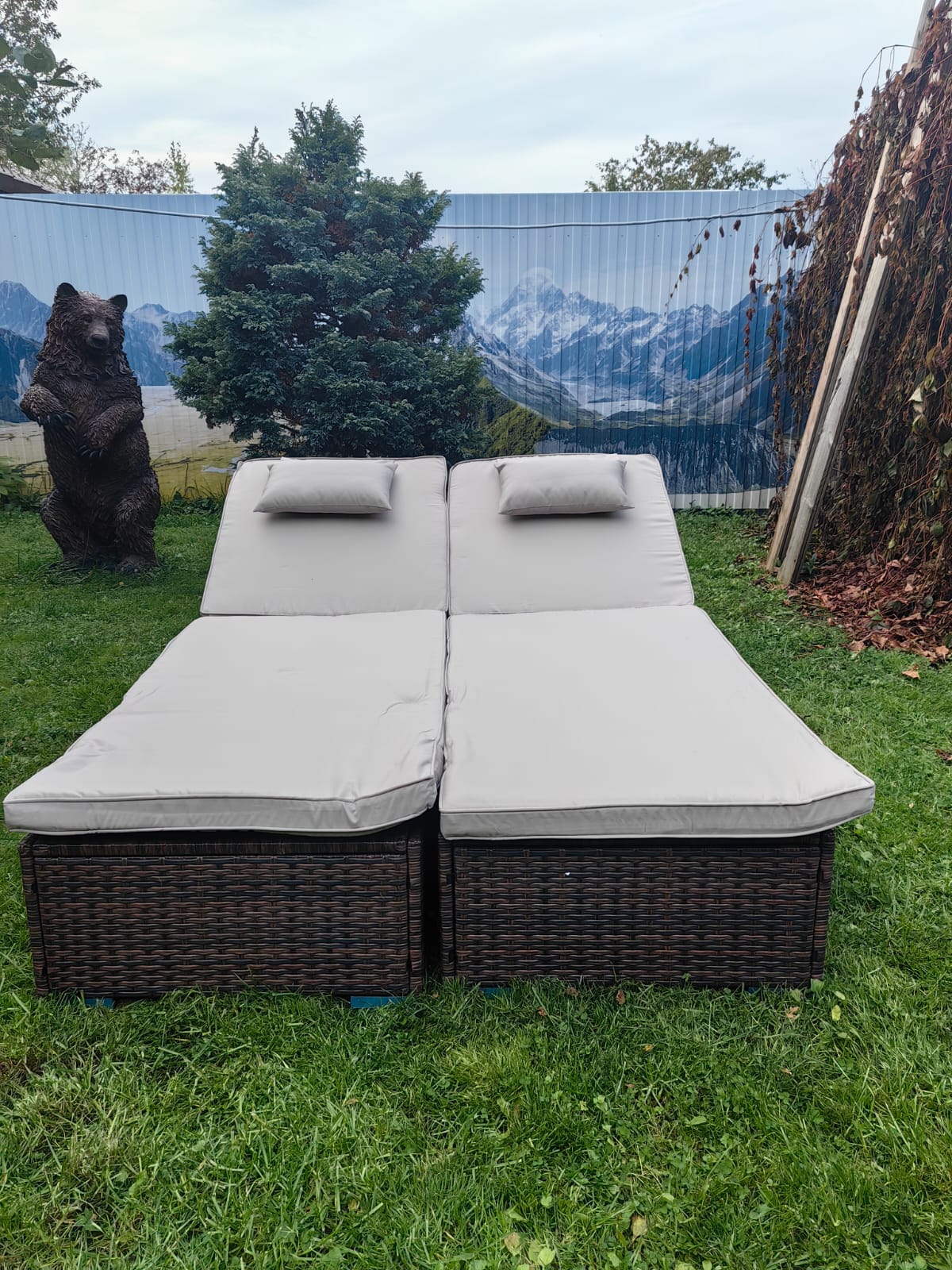 Комплект шезлонгов из искусственного ротанга Орландо шоколад - Мир Дачника Комплект шезлонгов из искусственного ротанга Орландо шоколад