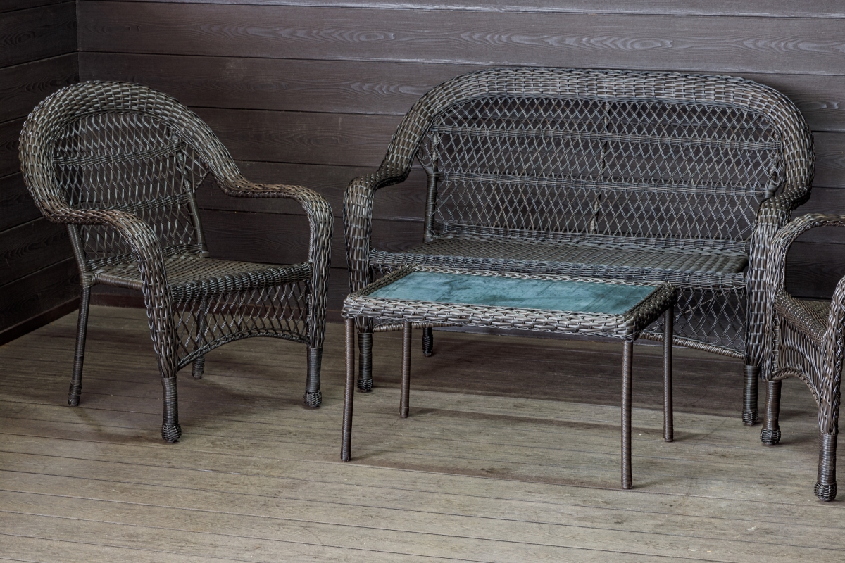 Садовый комплект из искусственного ротанга Мэдисон НЬЮ (Medison NEW) terrace set с прямоугольным столиком без подушек - Мир Дачника Садовый комплект из искусственного ротанга Мэдисон НЬЮ (Medison NEW) terrace set с прямоугольным столиком без подушек
