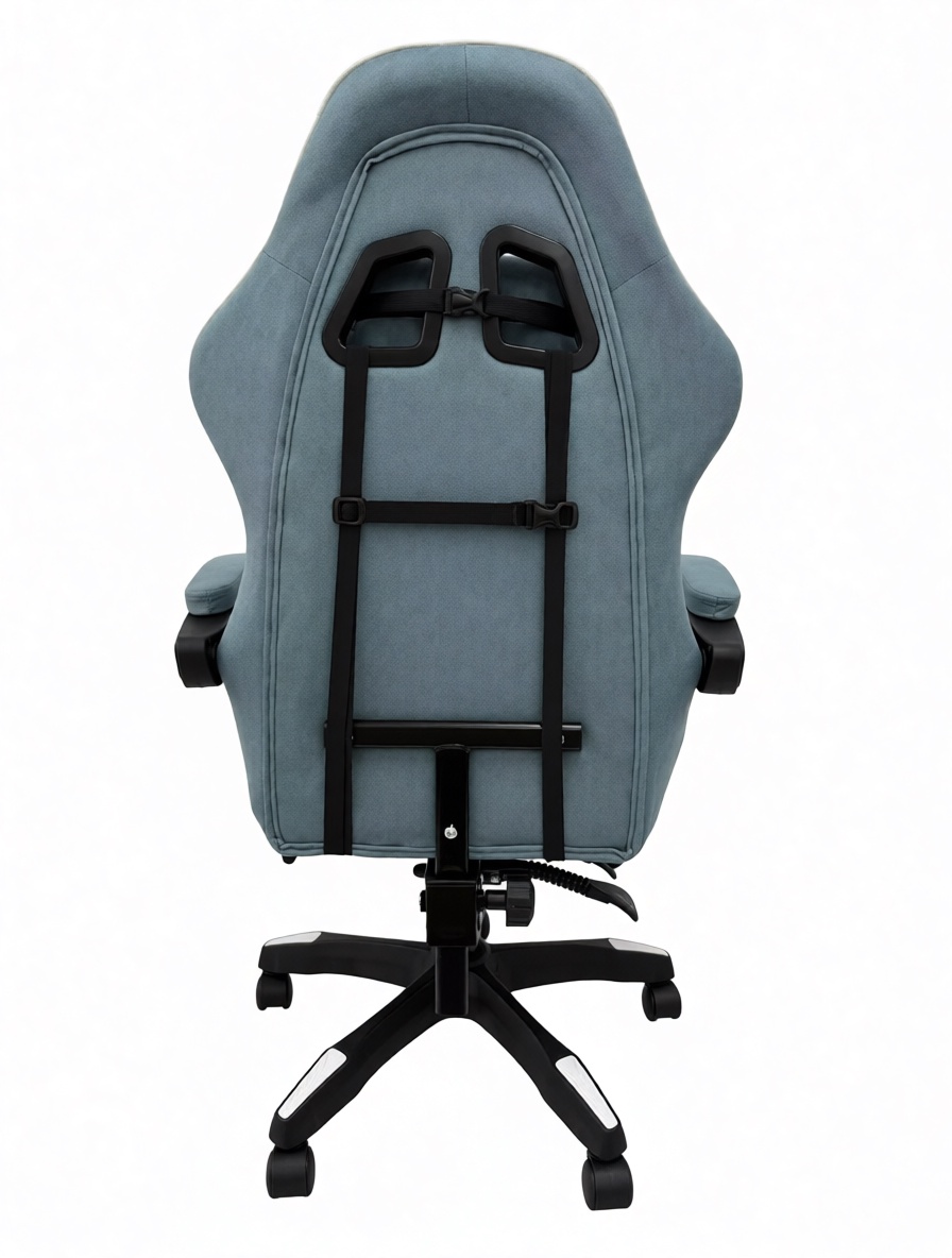 Игровое тканевое кресло WF-6084, с подголовником, металлическим железным каркасом, с подставкой для ног, регулируемыми подлокотниками и регулируемая спинка - Мир Дачника Игровое тканевое кресло WF-6084, с подголовником, металлическим железным каркасом, с подставкой для ног, регулируемыми подлокотниками и регулируемая спинка